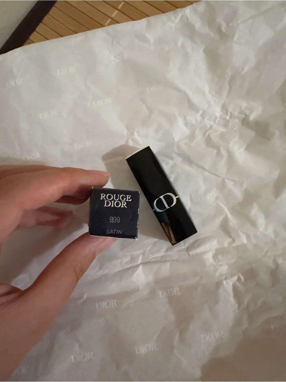 Dior Rouge Lipstick in Rouge Dior-999 satin mini